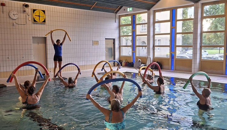 Aqua Fitnesskurse im Reutlinger Freibad 