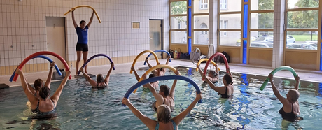 Aqua Fitnesskurse im Reutlinger Freibad 