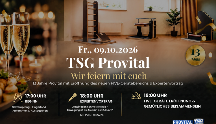 Wir feiern 13 Jahre Provital
