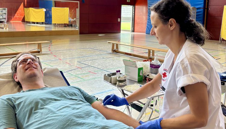 Erfolgreicher Blutspendetag in der TSG Sporthalle